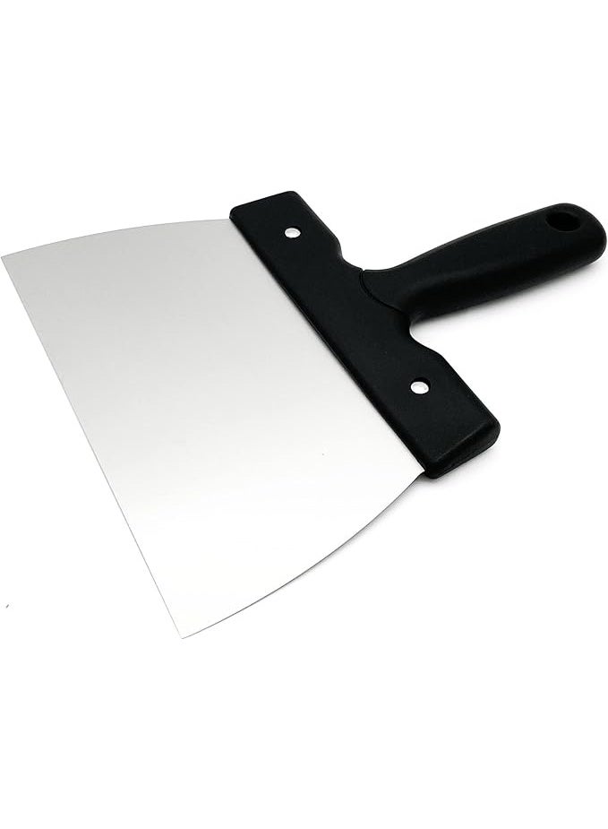 Goldbaking Coating Spatula for Chocolate Scraper Chocolate Thermostat Spatula Stainless Steel Dough Scraper 7.9inch (large 20cm) - Image 3