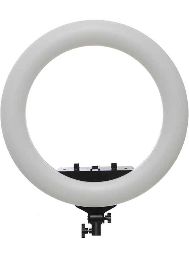 PLOKAMA R45 LED Soft Ring Light with Tripod Stand & Phone Holder – 18-Inch Dimmable Circle Light for Makeup, Live Streaming, Photography, YouTube, TikTok - Image 1