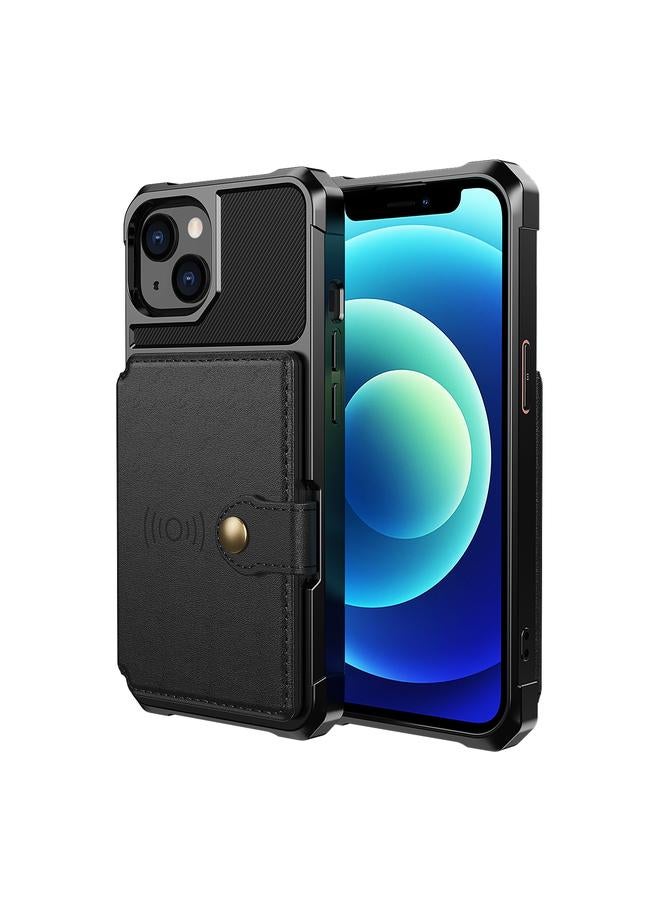 اس-توب حافظة جلدية لهاتف iPhone 13 mini مع محفظة مغناطيسية وحقيبة بطاقات - Image 2