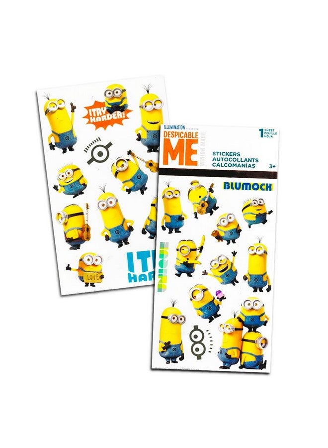 Despicable Me Minions Stickers Party Favor Pack 200 Stickers 16 Sticker Sheets And 8 Sticker Packs (Party Supplies) - Image 3