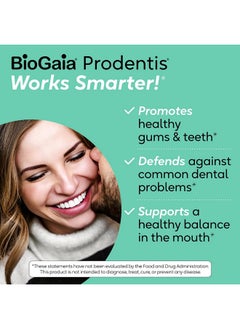 BioGaia BioGaia Prodentis 3-Pack | Dental Probiotic Lozenges | Promote Healthy Gums & Teeth | Defend Against Dental Problems | Replenish Oral Microbiome | Improve Oral Health | Mint Flavor | 90 Day Supply  - Image 3