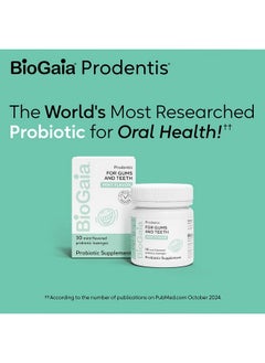 BioGaia BioGaia Prodentis 3-Pack | Dental Probiotic Lozenges | Promote Healthy Gums & Teeth | Defend Against Dental Problems | Replenish Oral Microbiome | Improve Oral Health | Mint Flavor | 90 Day Supply  - Image 5
