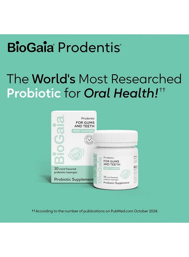 BioGaia Prodentis 3-Pack | Dental Probiotic Lozenges | Promote Healthy Gums & Teeth | Defend Against Dental Problems | Replenish Oral Microbiome | Improve Oral Health | Mint Flavor | 90 Day Supply - Image 5