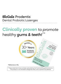 BioGaia BioGaia Prodentis 3-Pack | Dental Probiotic Lozenges | Promote Healthy Gums & Teeth | Defend Against Dental Problems | Replenish Oral Microbiome | Improve Oral Health | Mint Flavor | 90 Day Supply  - Image 2
