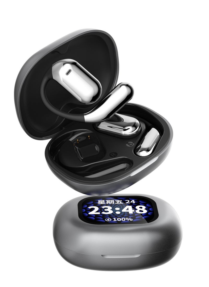 Generic Wireless Earbuds  AI Noise Cancelling, IPX6 Waterproof, LED Charging Case – Bluetooth Earphones for Travel, Workout & Work (Black)  - Image 3
