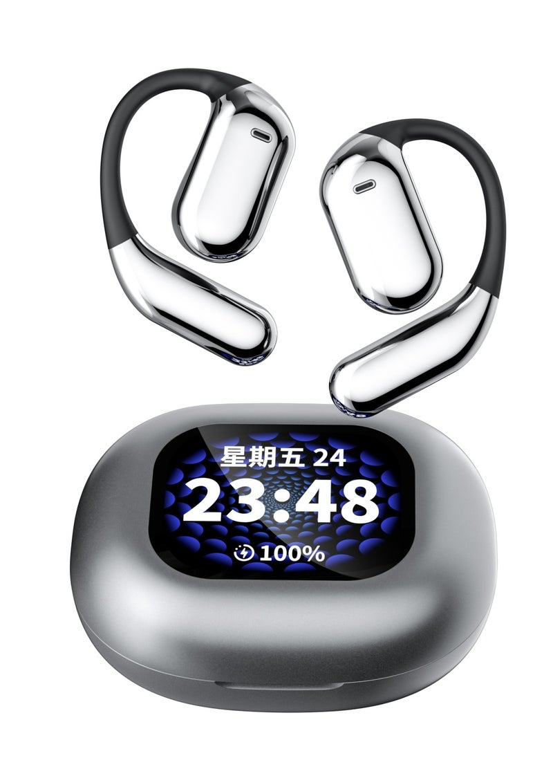 Generic Wireless Earbuds  AI Noise Cancelling, IPX6 Waterproof, LED Charging Case – Bluetooth Earphones for Travel, Workout & Work (Black)  - Image 2