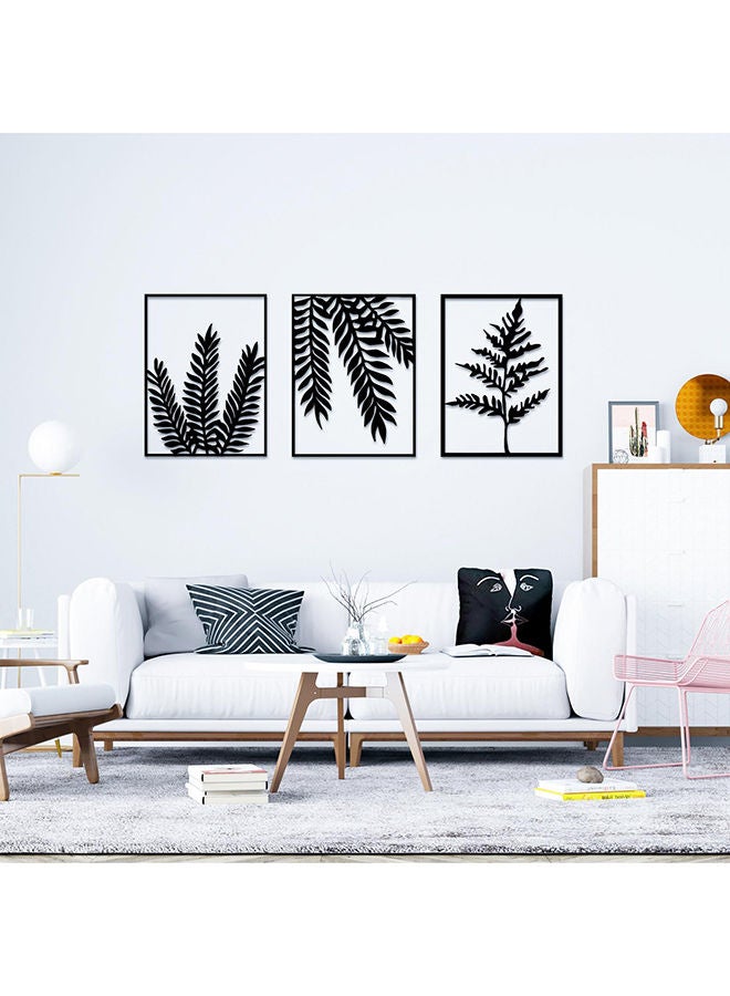 Set Of 3 Leaves Wall Decor - Image 1