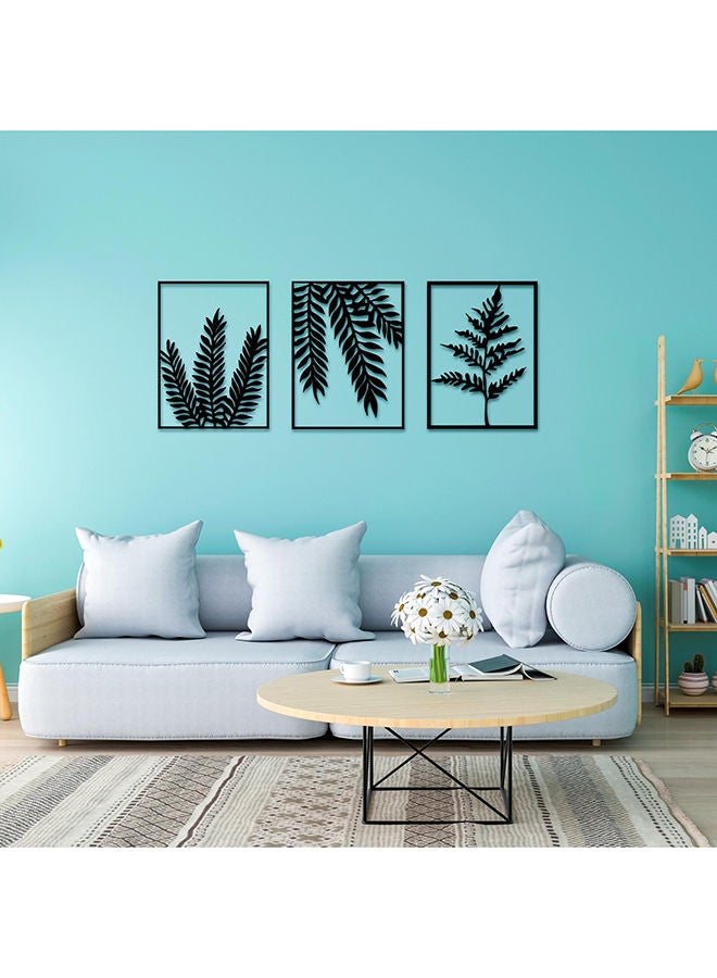Set Of 3 Leaves Wall Decor - Image 3