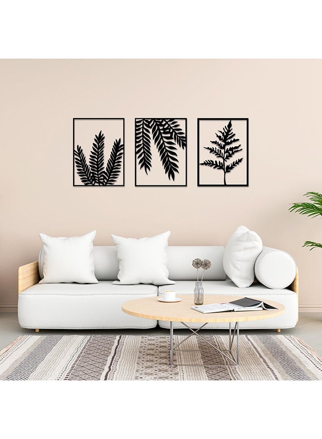Set Of 3 Leaves Wall Decor - Image 4