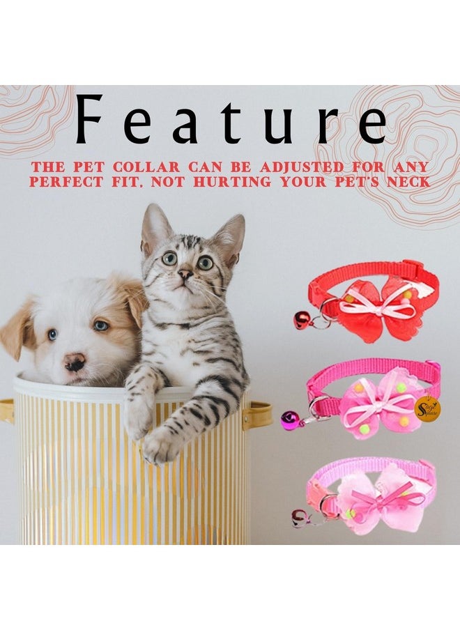 Sage Square Dog Bow Collar With Bell, Stylish Pet Accessory For Your Furry Friend, Adjustable Fit Comfort, Fashion-Forward Pet Gear, Reliable Performance Assurance, Pet Fashion Statement  - Image 4
