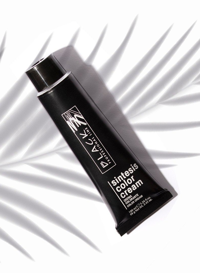 Black Professional Line Sintesis Color Cream F444 - Creamy Texture for Effortless Application - Image 3