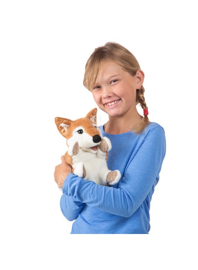 Folkmanis Shiba Inu Puppy Hand Puppet - Image 2