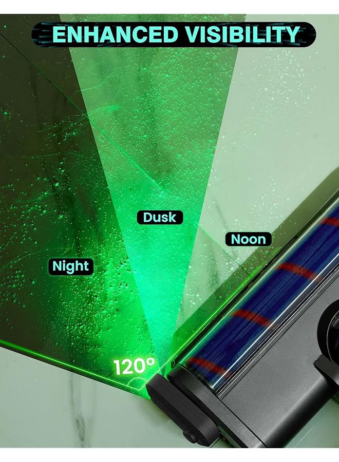 KASTWAVE Rechargeable Vacuum Cleaner Dust Display Light, Green Light Attachment Suitable For Dyson Shark Bissell, Reveal Pet Fur Dog Cat Hair, Upgrade Vacuum Accessories Universal Lamp - Image 4