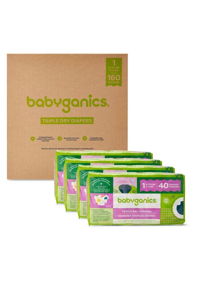 Babyganics Diapers, Size 2, 76 ct, Ultra Absorbent Diapers  - Image 2