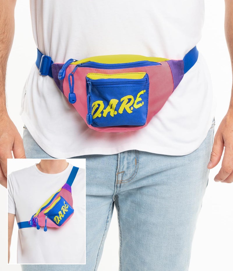 Tipsy Elves Retro DARE Fanny Pack (One Size, Multicolor) - Image 2