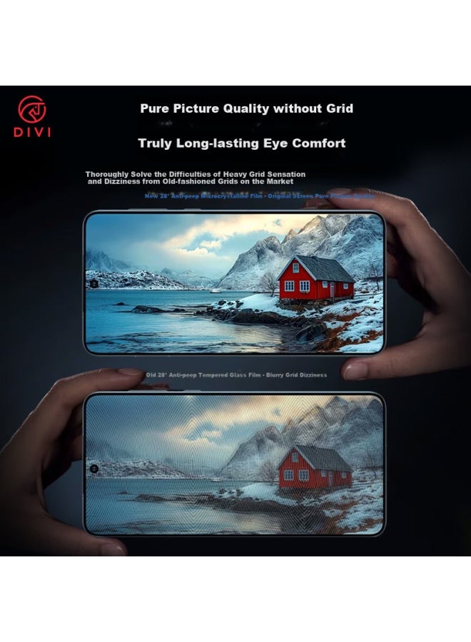 DiVi First Guard Privacy Screen Protector For Huawei Pura80pro, P80pro+/rs Hydrogel Film, Anti-peeping, Non-tempered Full Coverage, Shockproof, Scratch-resistant Protective Film - Image 2