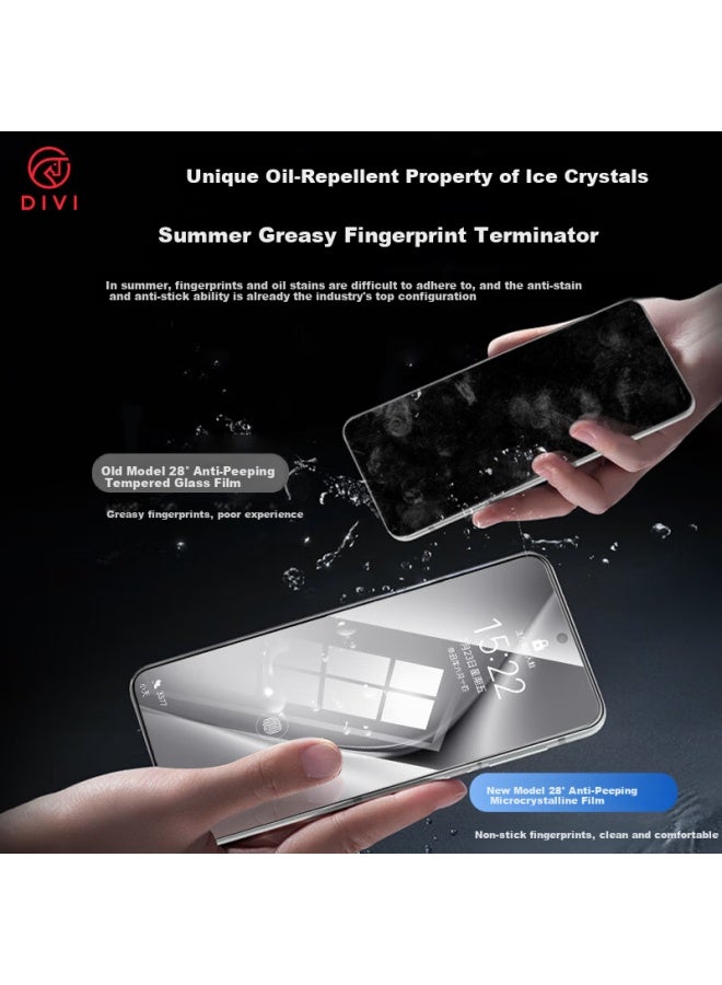 DiVi First Guard Privacy Screen Protector For Huawei Pura80pro, P80pro+/rs Hydrogel Film, Anti-peeping, Non-tempered Full Coverage, Shockproof, Scratch-resistant Protective Film - Image 4