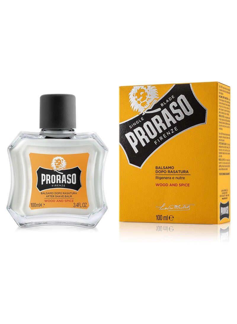 بروراسو بلسم ما بعد الحلاقة برائحة الخشب والتوابل - Image 1