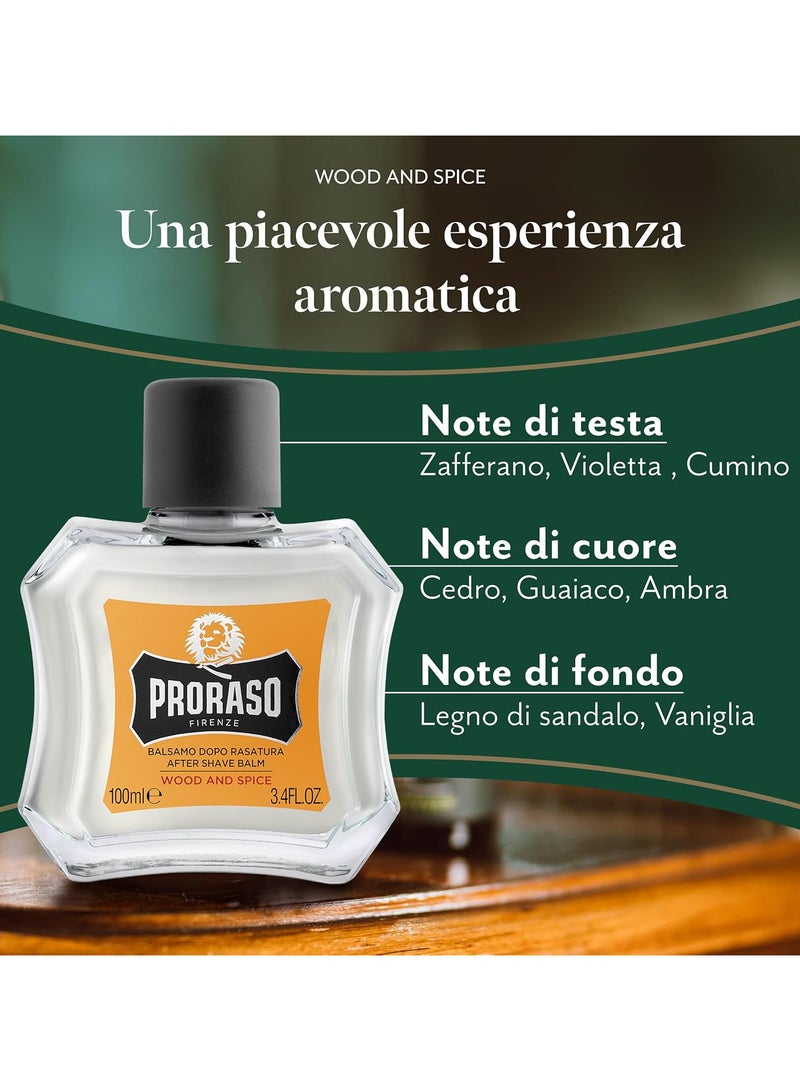 بروراسو بلسم ما بعد الحلاقة برائحة الخشب والتوابل - Image 2