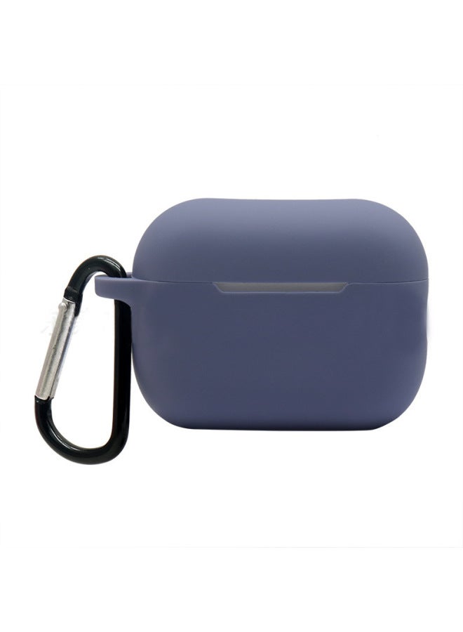 Silicone Bluetooth Headset Protective Cover For Airpods Pro2 Generation Apple September Earphone Case-Color:Sand Powder-Applicable Model:Pearlescent Bag + Ordinary Mountaineering Buckle  - Image 2