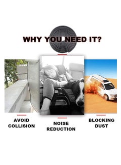 Generic Car Door Protector Decoration Strip, Universal Auto Door Edge Bumper Protector Stickers Anti-Scratch Car Styling Moulding Strip  - Image 4