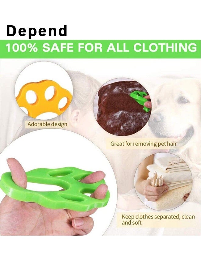 2 مزيل شعر القط للغسيل ، أداة مزيل الشعر القابلة لإعادة الاستخدام الكلاب تزيل فراء القطة الكلاب ، والشعر ، والرجوع من الملابس والغسيل ، ومزيل فراء الكلاب المتوفرة في الغسالة - Image 3