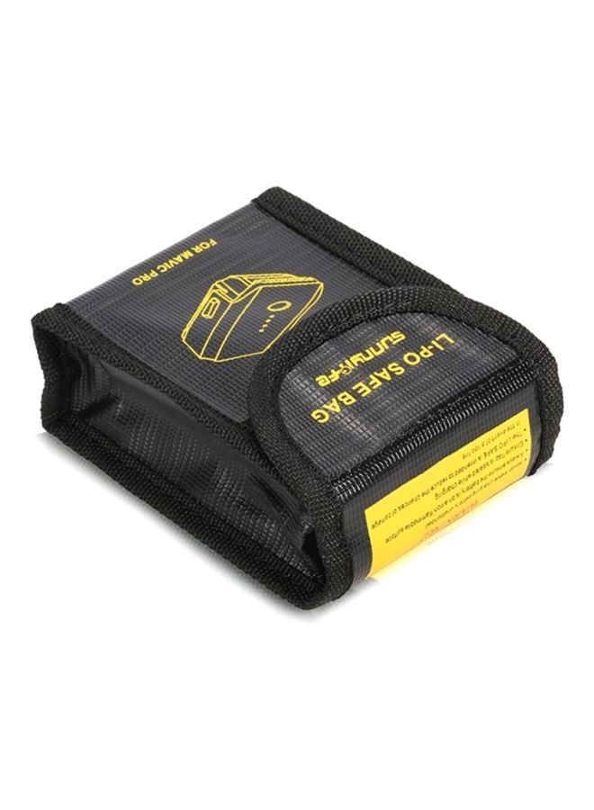 NIBEMINENT Fireproof Storage Bag Black/Yellow - Image 3