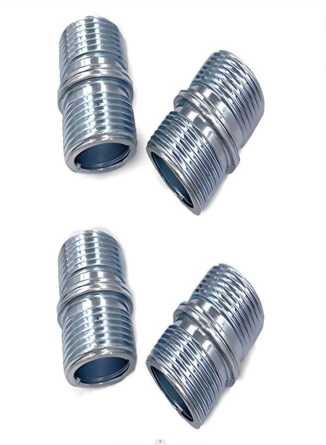HOWDIA Coarse Thread 1.25mm Connectors for 1"/ 25.4mm Diameter wire shelving poles with 0.047"/ 1.2mm Thick, Pole Connector for 1″-OD tubing with a coarse 1.25 mm thread and hole ≈23 mm, 4 Pack - Image 1