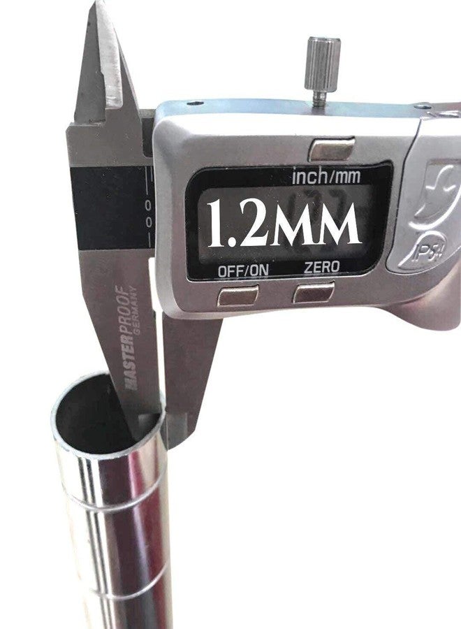 HOWDIA Coarse Thread 1.25mm Connectors for 1"/ 25.4mm Diameter wire shelving poles with 0.047"/ 1.2mm Thick, Pole Connector for 1″-OD tubing with a coarse 1.25 mm thread and hole ≈23 mm, 4 Pack - Image 4