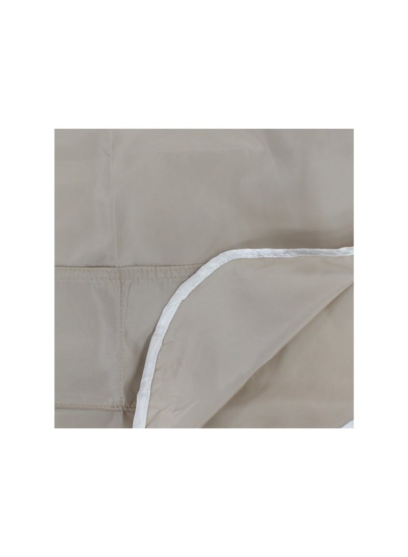 Kids Waterproof Apron (Width 42cm Length 52cm Sleeve 35cm) – Beige - Image 3