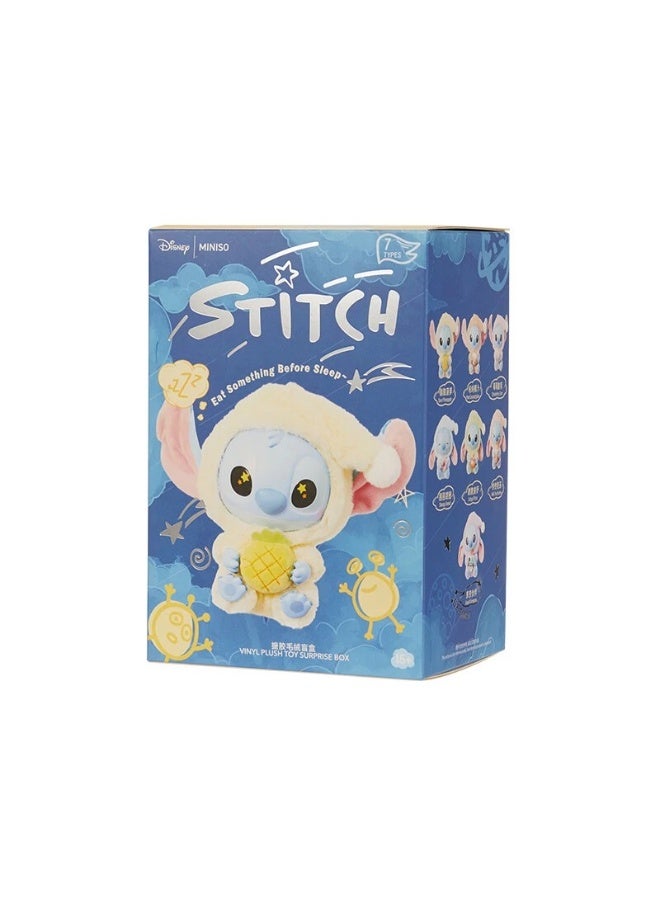 STITCH Eat Something Before Sleep” Cute Vinyl Plush Toy Surprise Box – Blind Box Collectible