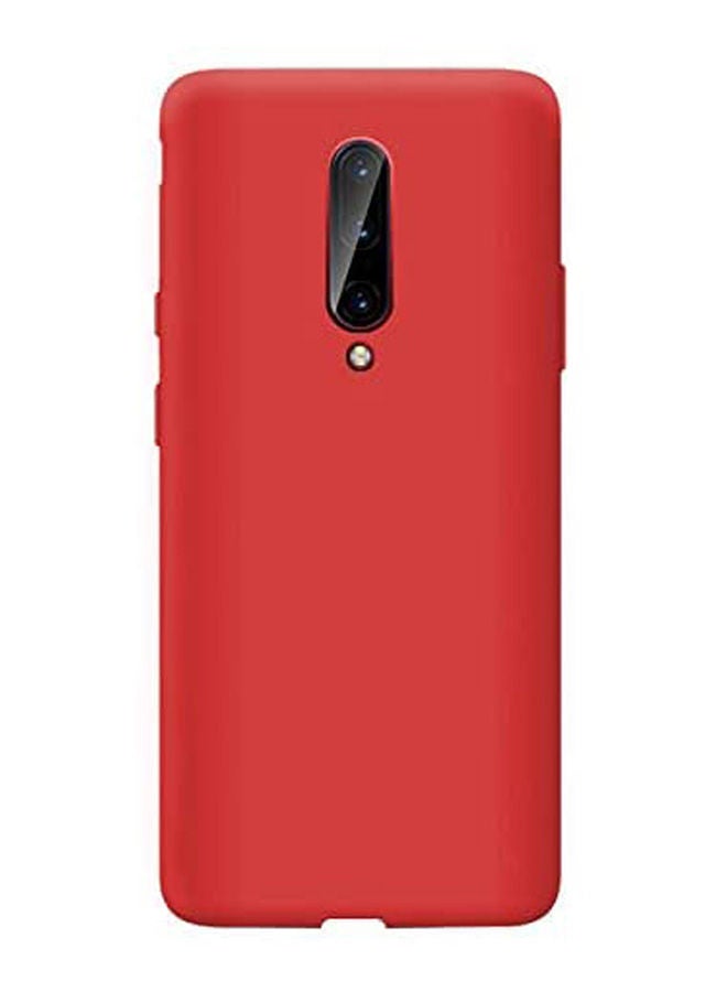 نيبمينينت غطاء حماية واقٍ من السيليكون لهاتف ون بلس 7 أحمر