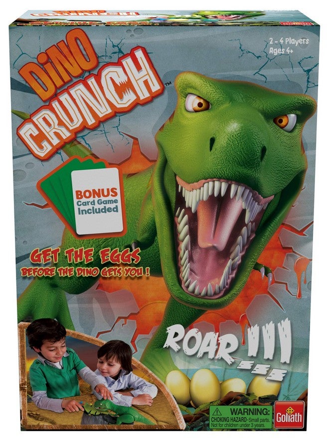 Goliath Dino Crunch - Get The Eggs Before The Dino Gets You! - Includes A Fun Shark Bite War Card Game by Goliath - Image 1