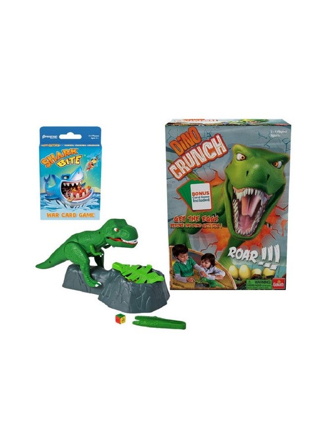 Goliath Dino Crunch - Get The Eggs Before The Dino Gets You! - Includes A Fun Shark Bite War Card Game by Goliath - Image 2