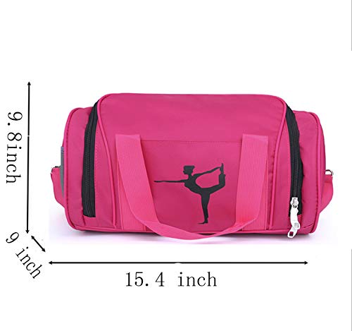 WVMKOR Girls Gymnastic Bag For Girls Dance Bags For Girls Overnight Bags For Women Weekend Bags - Image 3
