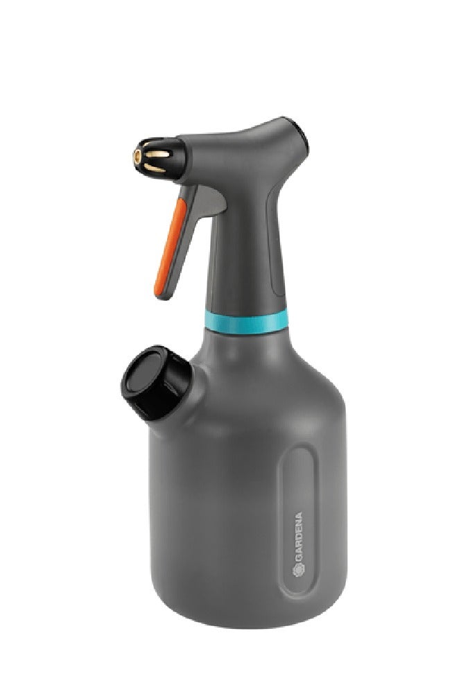 GARDENA Pump Sprayer 1 L, Black/Grey/Orange/Turquoise - Image 1