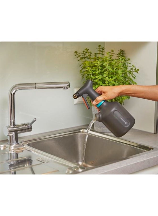 GARDENA Pump Sprayer 1 L, Black/Grey/Orange/Turquoise - Image 4