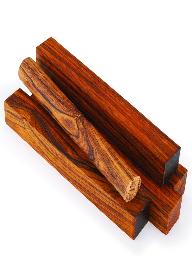 WOODCRAFT Cocobolo Pen Blank 3/4" x 3/4" x 5" 5-Piece - Image 1