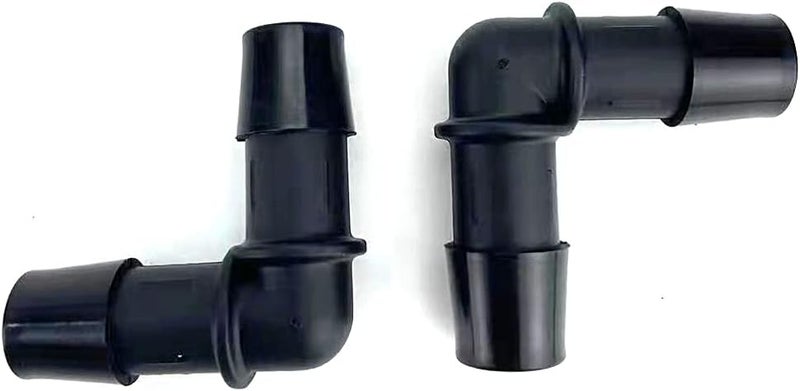 Automotive Elbow Heater Hose Connector (L-3/4"-3/4"(Elbow: 19X19MM), 2PCS