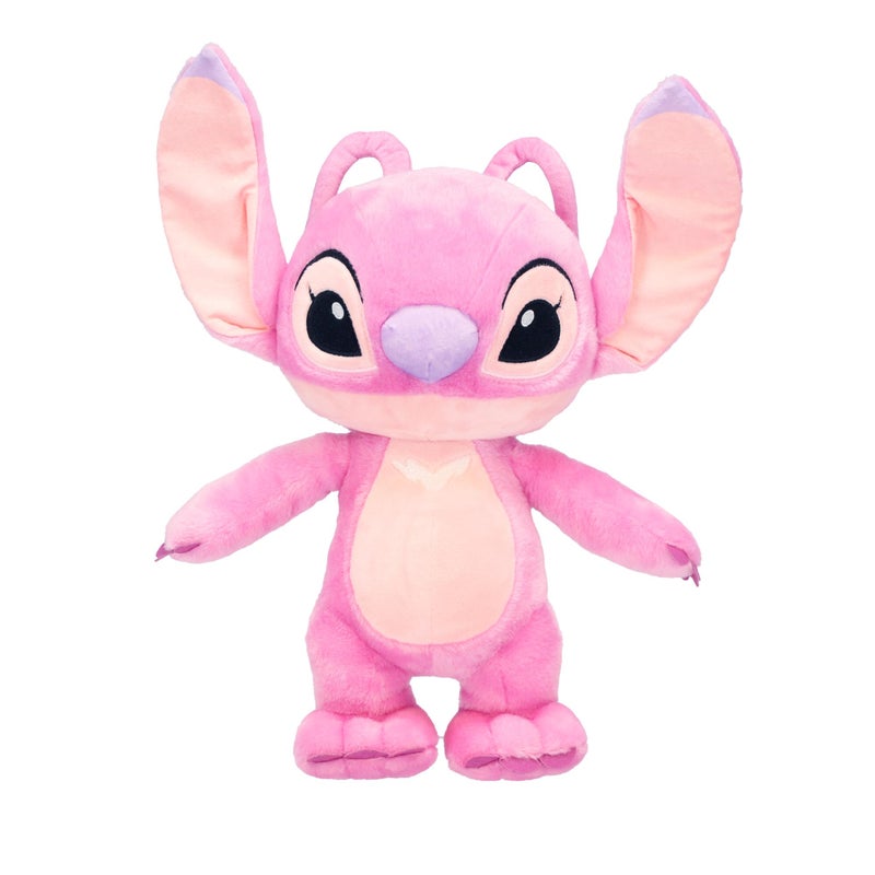 KIDS PREFERRED Disney Baby Lilo & Stitch Angel Soft Huggable Stuffed Animal Cute Plush Toy for Toddler Boys and Girls, Gift for Kids, Pink Angle 16 Inches - Image 1
