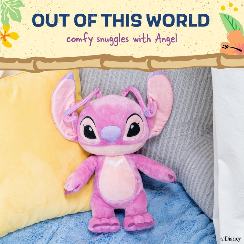 KIDS PREFERRED Disney Baby Lilo & Stitch Angel Soft Huggable Stuffed Animal Cute Plush Toy for Toddler Boys and Girls, Gift for Kids, Pink Angle 16 Inches - Image 4