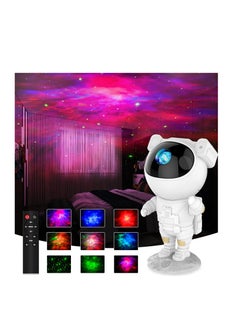 Astronaut Star Projector Galaxy Night Light - Kids Space lights LED Lamp with Remote Control Timer and Remote 360° Adjustable Design for Gaming Room Home Theater