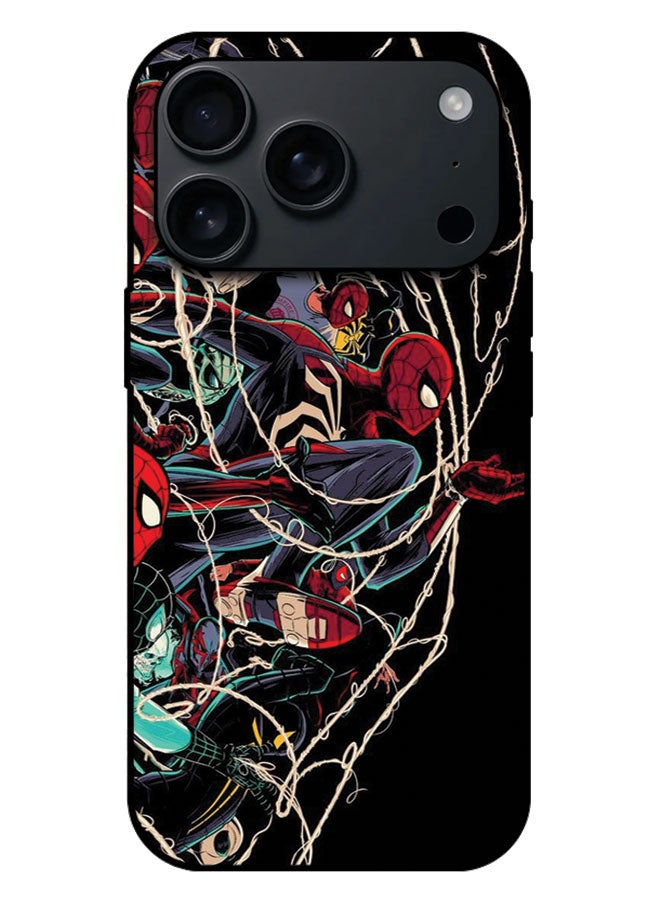 غطاء واقي مطبوع لآيفون 17 برو ماكس - سبايدرمان