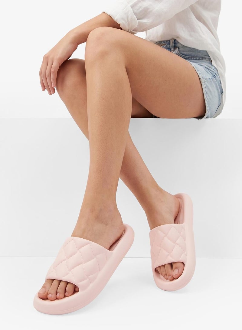 Ginger Quilted Slides - Image 1