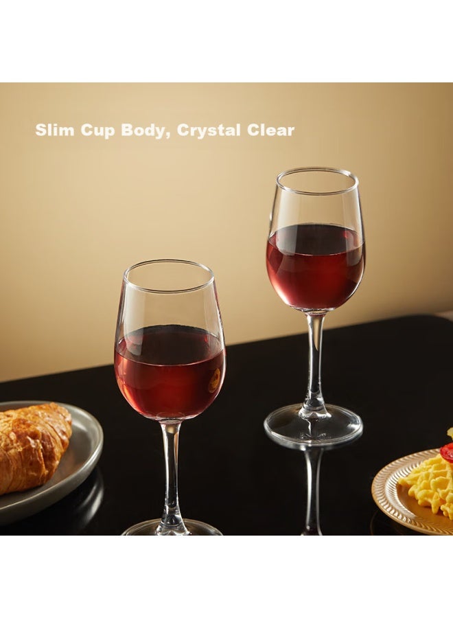 JD.com Jd Jingzao Wine Glasses, Podol High-Quality Glass Stemmed Wine Glasses, Large Capacity 300Ml, Set Of Two - Image 1