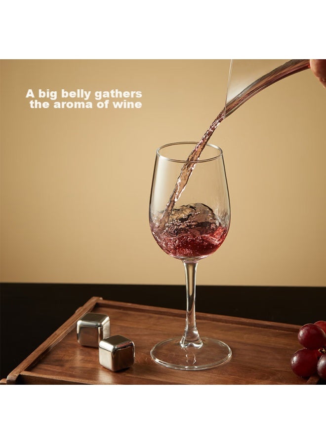 JD.com Jd Jingzao Wine Glasses, Podol High-Quality Glass Stemmed Wine Glasses, Large Capacity 300Ml, Set Of Two - Image 2