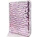GINMLYDA Sequin Girls Journal for Kids 85x55 160 Lined Pages Diary for Girls and Boys Reversible Flip Sequence Notebook for Teenage Pre School Writing Drawing Travel Gifts Rainbow to Sliver - Image 2