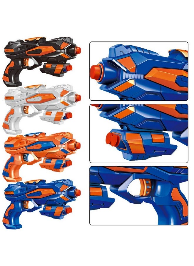 POKONBOY 4 Pack Blaster Guns Compatible With Nerf Guns Bullets, Toy Guns For Boys Girls With 80 Pack Foam Refill Darts, Hand Gun Toys For 6+ Year Old Kids Birthday Christmas  - Image 3