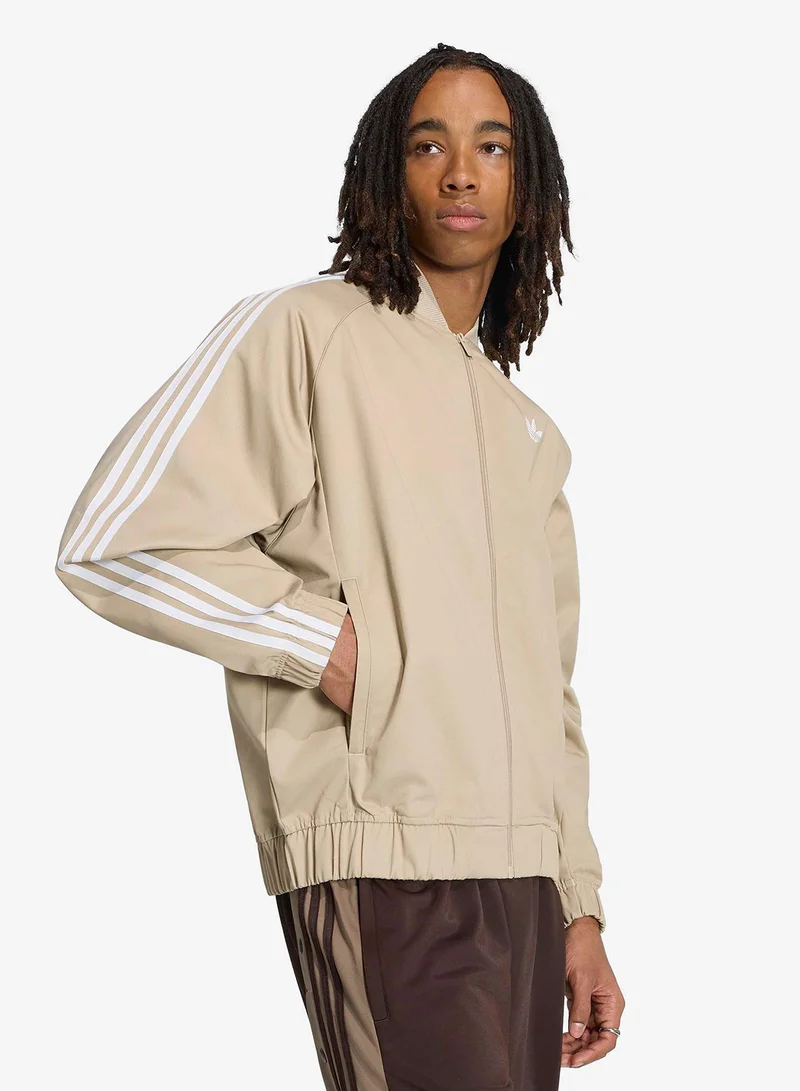 Adidas Originals KHATHR Superstar Adicolor Twill Track Top for Men | Best Price UAE
