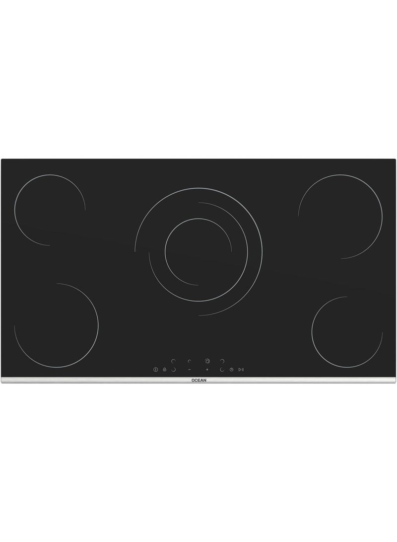 Ocean OVHVR 9401 HN TC, Built‑in Vitroceramic Electric Hob, 90 cm, 5 Cooking Zones, Black - Image 1